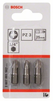 Насадка-бита Extra Hart PZ 3, 25 mm 2607001562